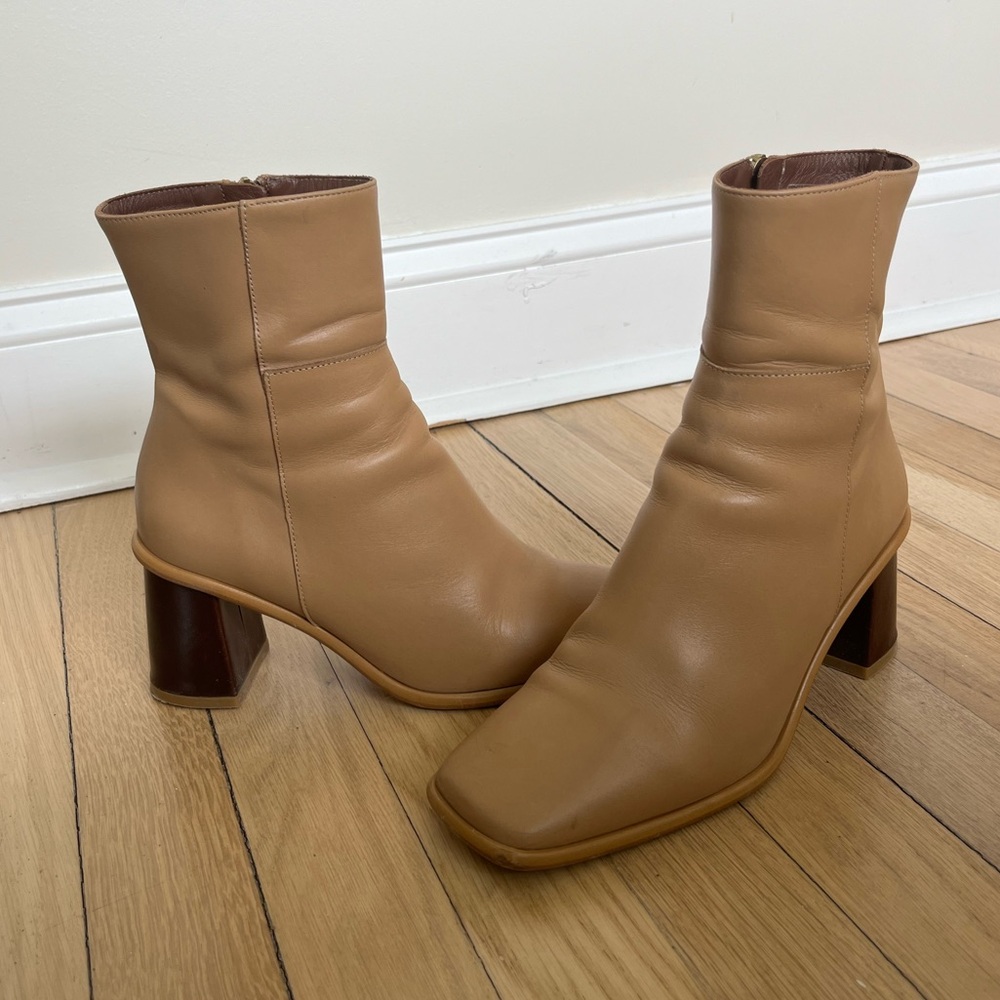 Alohas West Vintage Boot in Tan size 6